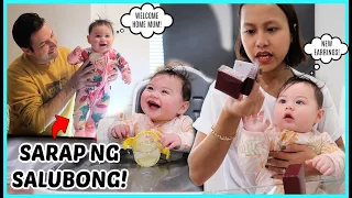 ANG SALUBONG NI ISLA SA PAG UWI KO! NASUOT DIN ANG REGALO NI TITA! NEW NAILS! ❤️ | rhazevlogs