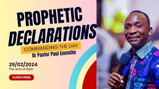 CROSSOVER COMMANDING THE DAY PROPHETIC DECLARATIONS BY DR PASTOR PAUL (29-02-2024) #trending #viral