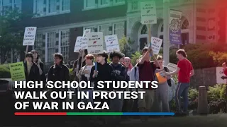 Students walk out of schools in Washington state in protest over the war in Gaza | ABS - CBN NEWS