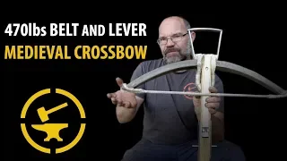 470lbs Belt and Lever Medieval crossbow