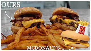 Making The McDonald's Hamburger At Home/But Better