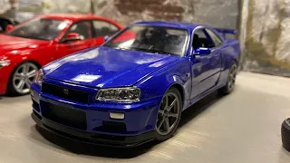 Nissan Skyline Gt-R 34 1/24 Scale İnceleme Ve Tanıtım Videosu… #watch