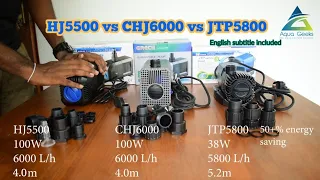 Pump Battle | HJ 5500 | CHJ 6000 | JTP 5800 | SUNSUN