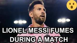 Lionel Messi Fumes During Win Over Montreal