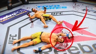 САМЫЙ СТРАШНЫЙ ДВОЙНОЙ НОКАУТ в ИСТОРИИ UFC 3 / ТОП НОКАУТЫ