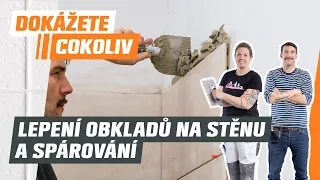 Lepení obkladů na stěnu a spárování | OBI