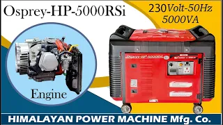 Himalayan Power Portable Petrol / LPG Generator Model Osprey GE-5000RSi - 5KVA | GE-3000PSi - 3KVA