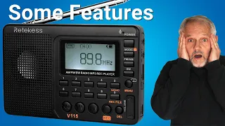 Features and How to Use the Retekess V115 Digital Radio AM FM