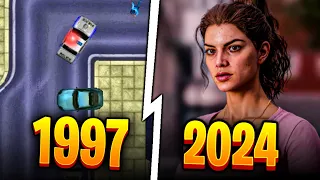 EVOLUTION OF GTA (GRAND THEFT AUTO) GAMES (1997 - 2024)