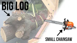 Big Log - Small Chainsaw Mill