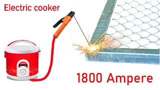 I turn Electric cooker, into a welding machine new technology, Creative prodigy #119
