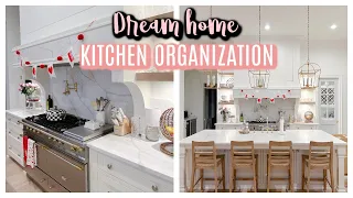 NEW HOUSE KITCHEN ORGANIZATION | KITCHEN TOUR | ORGANIZATION IDEAS | Tara Henderson