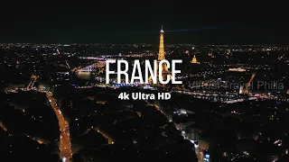 France 4k UHD | Scenic Drone video | Best Scenic with Soothing Relaxation music video