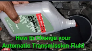 How to Change Automatic Transmission Fluid 2009 - 2017 Honda Accord