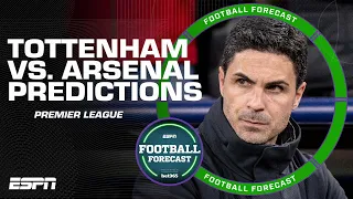 North London derby PREDICTIONS! Can Tottenham dent Arsenal’s Premier League title hopes? | ESPN FC