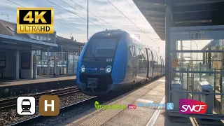 [Transilien H] Arrivée et départ d'un Z50000 NAT (UM) à la Gare de Pierrelaye [4K]