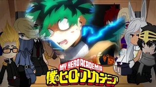 BNHA Pro Heroes react to future Deku! [] Part 2/? [] SPOILERS [] Emi Hani