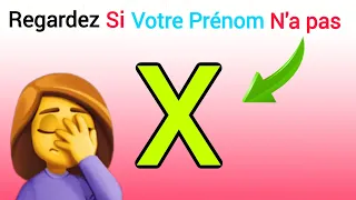 Regardez Ceci Si Votre Prénom N'a Pas de 'X'...(Fait vite!)