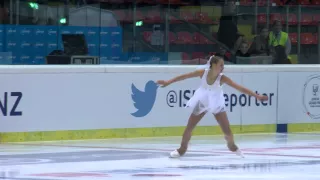 2015 ISU Jr. Grand Prix - Ladies Free Skate Lara ROTH AUT