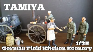 【TAMIYA】 German Field Kitchen Scenery 1/35 作ってみた😆