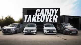 VW Caddy Take Over! 4 x Vans with Darkside Turbo Kits