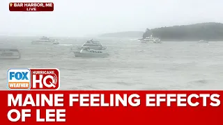 Maine Feeling Effects Of Lee With Gusty Winds, Bursts Of Heavy Rain