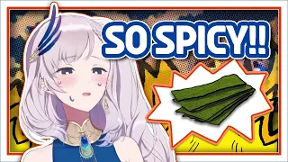 Reine eats spicy seaweed and nearly dies