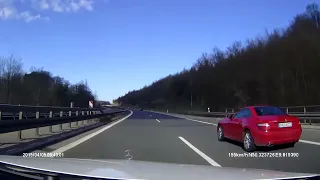 Mercedes-Benz Emergency Brake At 230 KM/H