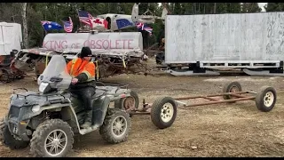 The Staff Testing Out The Newly Built Farm Wagon April 30 2024