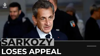 Ex-French President Sarkozy loses appeal against graft conviction