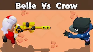 Belle Vs Crow l 1Vs1 l 14 Tests l Chromatic Brawler Vs Legendary Brawler l Crow Vs Belle