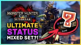 Monster Hunter Rise Sunbreak - The Ultimate Status Combo?! Amazing New Mixed Set in Title Update 2