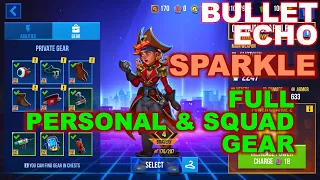 Bullet Echo | Sparkle hero gameplay #4 | full personal and squad gear | Battle Royale mode