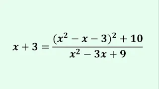 Three key tactics for solving rational equations | Math Olympiad