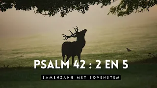 Samenzang Psalm 42 vers 2 en 5 met bovenstem | Grote Kerk Tholen