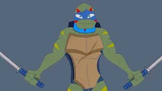 Here I Go lfls ROTTMNT animation