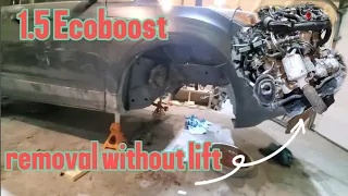 2018 Ford Escape, engine replacement for the 1.5L eco boost.  Part 1