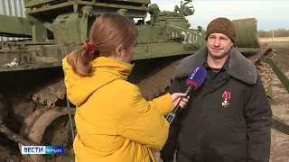 В Крыму проводят ремонт и модернизацию танков из зоны СВО