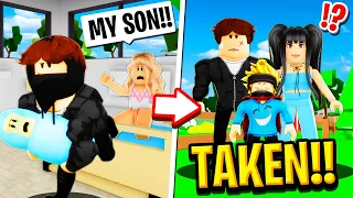 I got KIDNAPPED AT BIRTH in Roblox BROOKHAVEN RP!!