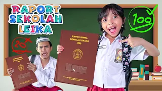 PERTAMA KALI LEIKA DAN TOMPEL TERIMA RAPORT SEKOLAH 😍 TOMPEL TIDAK NAIK KELAS ❓DRAMA PARODI