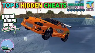 GTA Vice City | Top 5 | Hidden Cheat Codes ( New 2022 ) | Top 5 Best Cheat Codes | SHAKEEL GTA