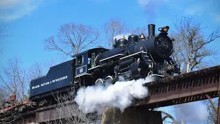 Black River & Western 60: Vintage Spring Steam in New Jersey.