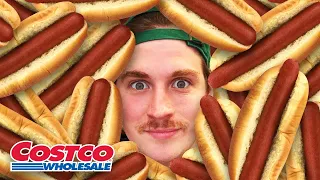 I Ate Nothing But The Costco Hot Dog Meal for 1 Week