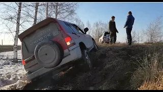 Весна 2020. Toyota Hilux Surf vs Pajero Io. покатушки. OFF ROAD