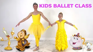 Ballet For Kids | Beauty And The Beast Ballet Class (Ages 3-8) | Be Our Guest & Tale As Old As Time