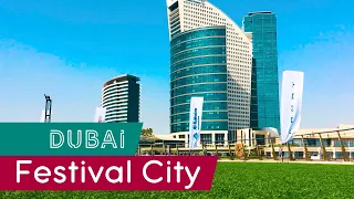 Dubaj Festival City | Laser Show, Festival City Mall, autosalony, Al Badia, IKEA | Plešatý chlap