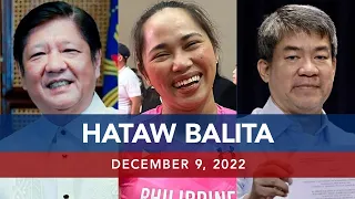 UNTV: Hataw Balita Pilipinas | December 9, 2022