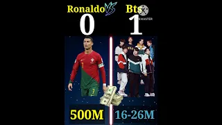Ronaldo VS Bts ? | #shorts #ronaldo #bts