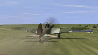 Ил-2 Штурмовик: Управление самолетом на взлете и посадке