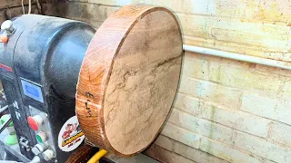 Crafting an Elegant Elm Wood Platter | Woodworking Masterpiece
